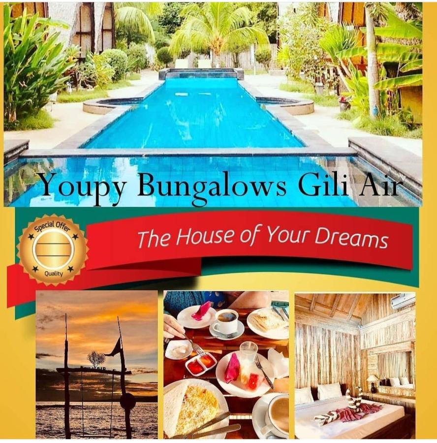 Youpy Bungalows Gili Air Kültér fotó